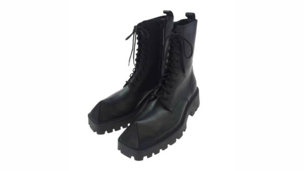 バレンシアガ 712638 RHINO BOOT LACEUP レザー ブーツ 買取実績