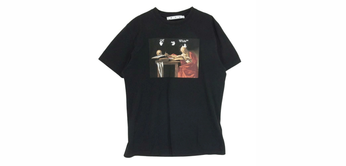 オフホワイト OMAA027S20185004 CARAVAGGIO ARROW S/S SLIM TEE 半袖 Tシャツ 買取実績