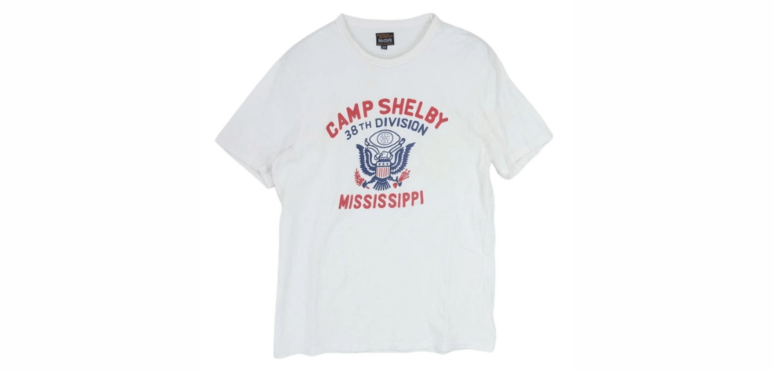 リアルマッコイズ  CAMP SHELBY プリント Tシャツ  買取実績