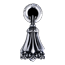 2025年新作 ロンワンズ chrome cross クロム クロス ペンダント W/IDリング シルク 画像