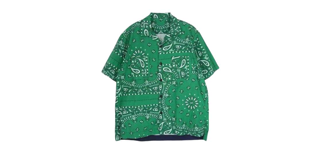 サカイ 22SS 22-02689M バンダナ プリント シャツ 買取実績