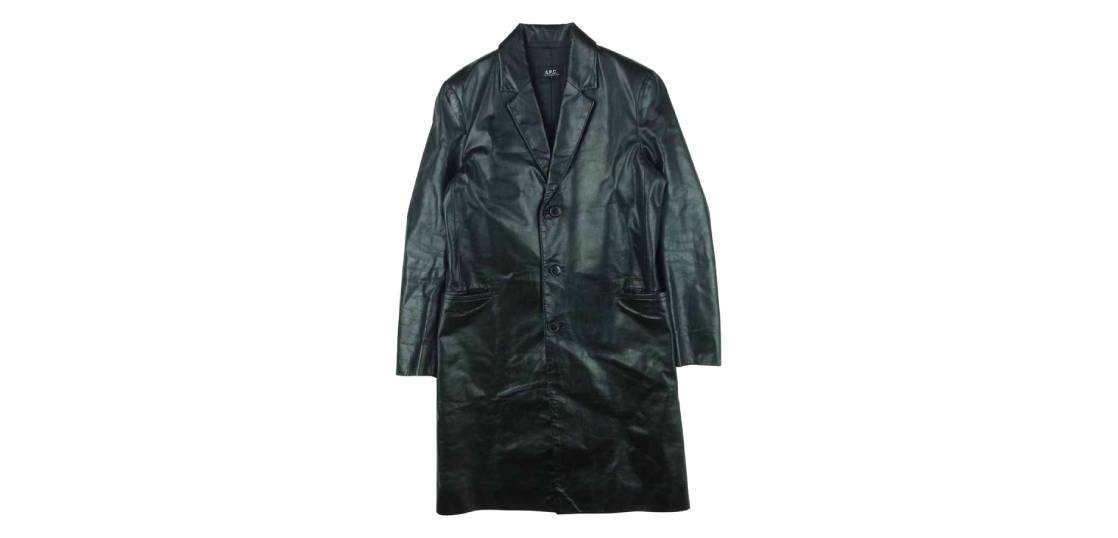 A.P.C. アーペーセー オールド カウレザー チェスター コート買取実績