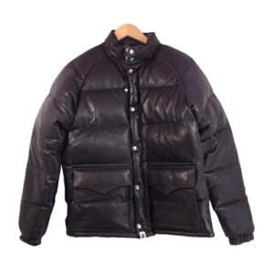 アベイシングエイプ レザー クラシック ダウン ジャケット 買取実績