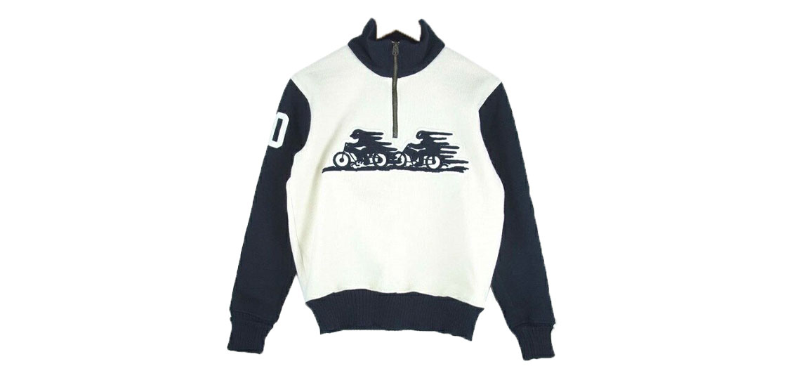 ラングリッツレザーズディーエン70thハーフジッププルオーバーニット買取実績