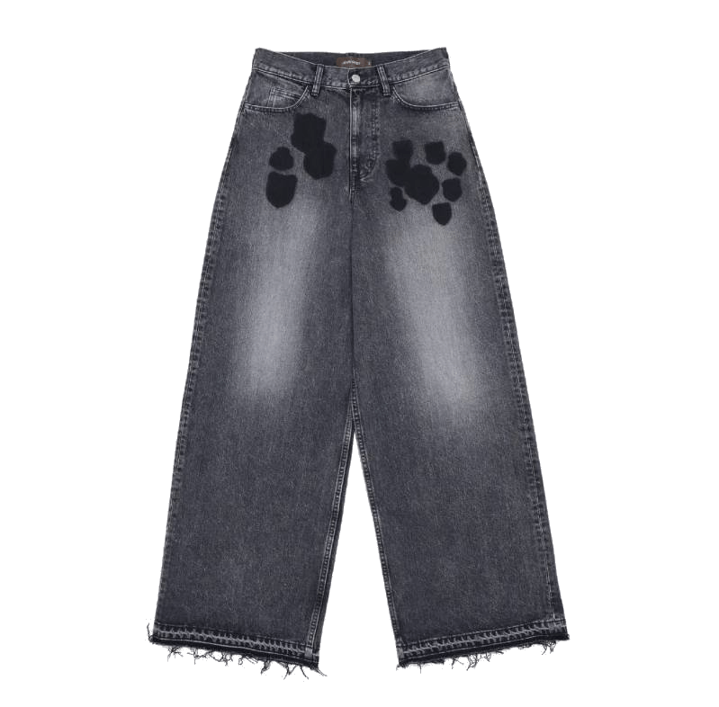 MASU 2025SS 2025年新作 BOYS EMBLEM BAGGY JEANS エンブレム バギー デニムパンツ ジーンズ 画像