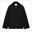 Embroidered Collar Zip Up Jacket – black 画像