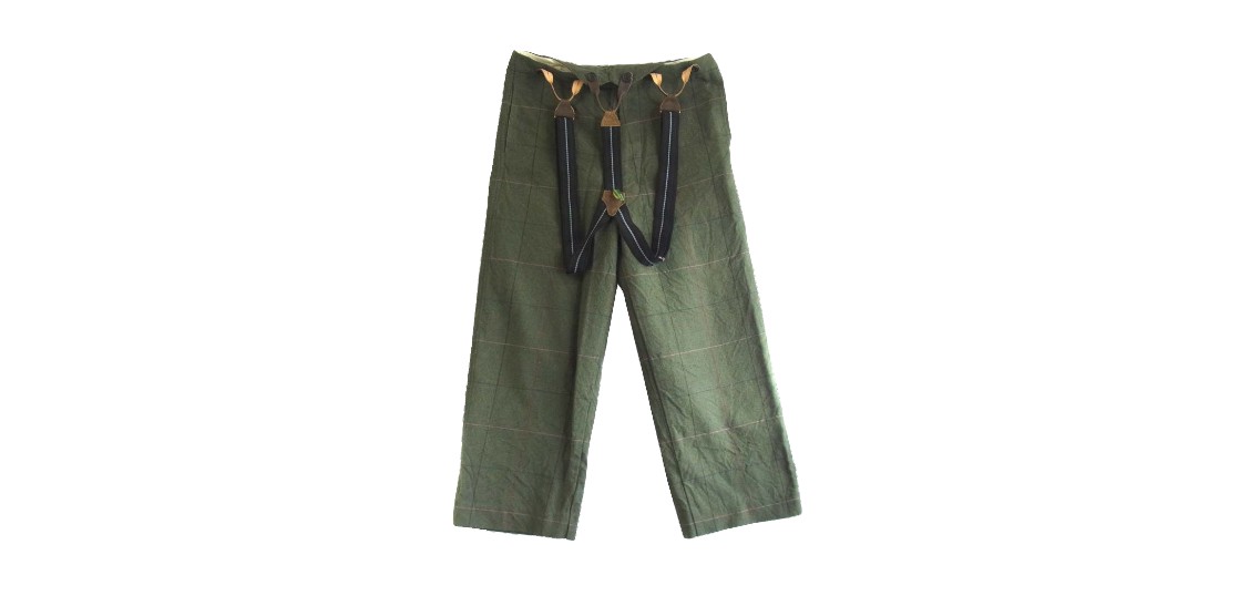 ポールハーデン サスペンダー付きチェックパンツ買取実績