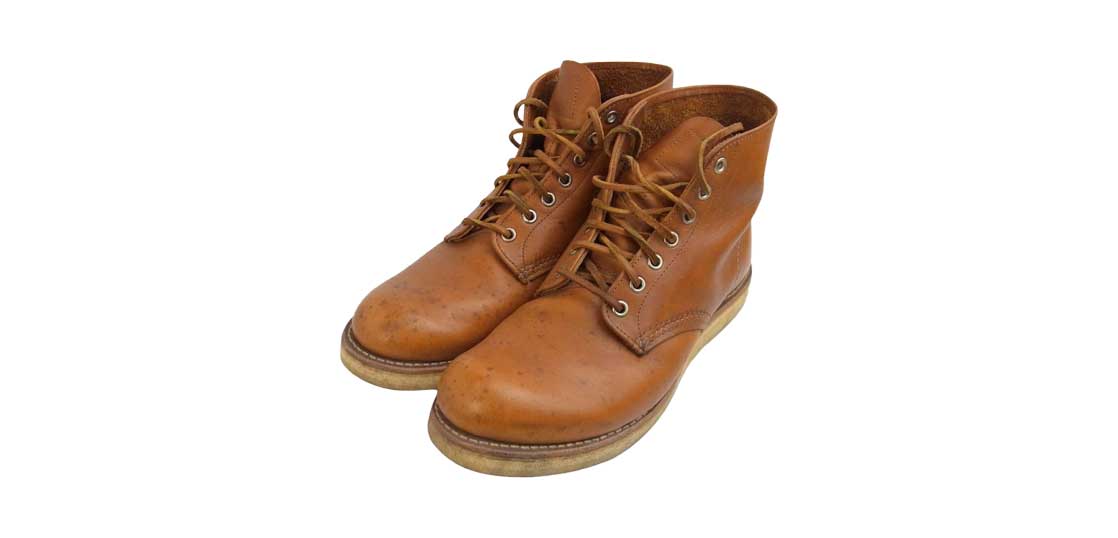 レッドウィング9871復刻犬タグクラシックワークラウンドトゥゴールブーツ買取実績