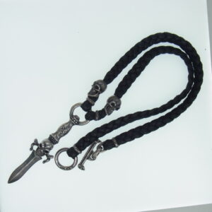 ガボール ハーフダガー & 2ハーフスカルビーズ レザーブレード ネックレス 買取実績