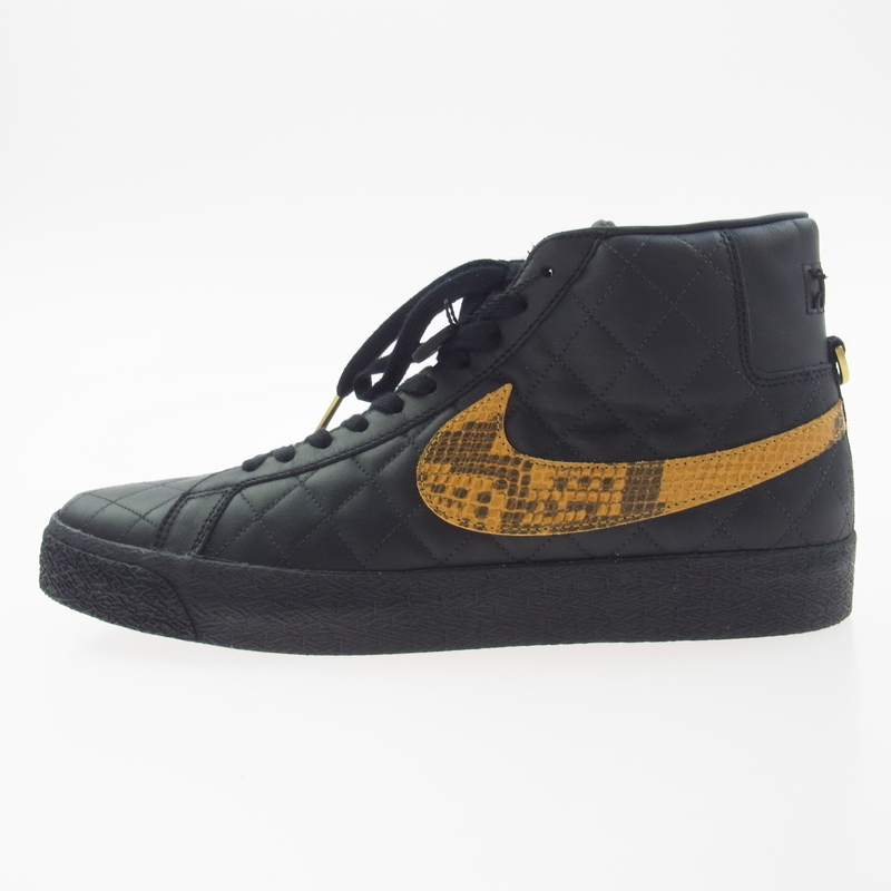 シュプリーム DV5078-001 × Nike SB Blazer Mid Black エスビー ブレーザー ミッド ブラック ハイカット スニーカー 買取実績 画像