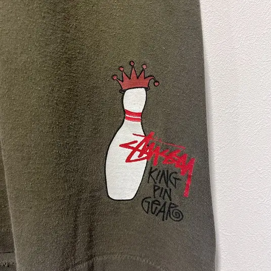 ステューシー 80s 黒タグ ボウリングピン プリント Tシャツ 買取実績