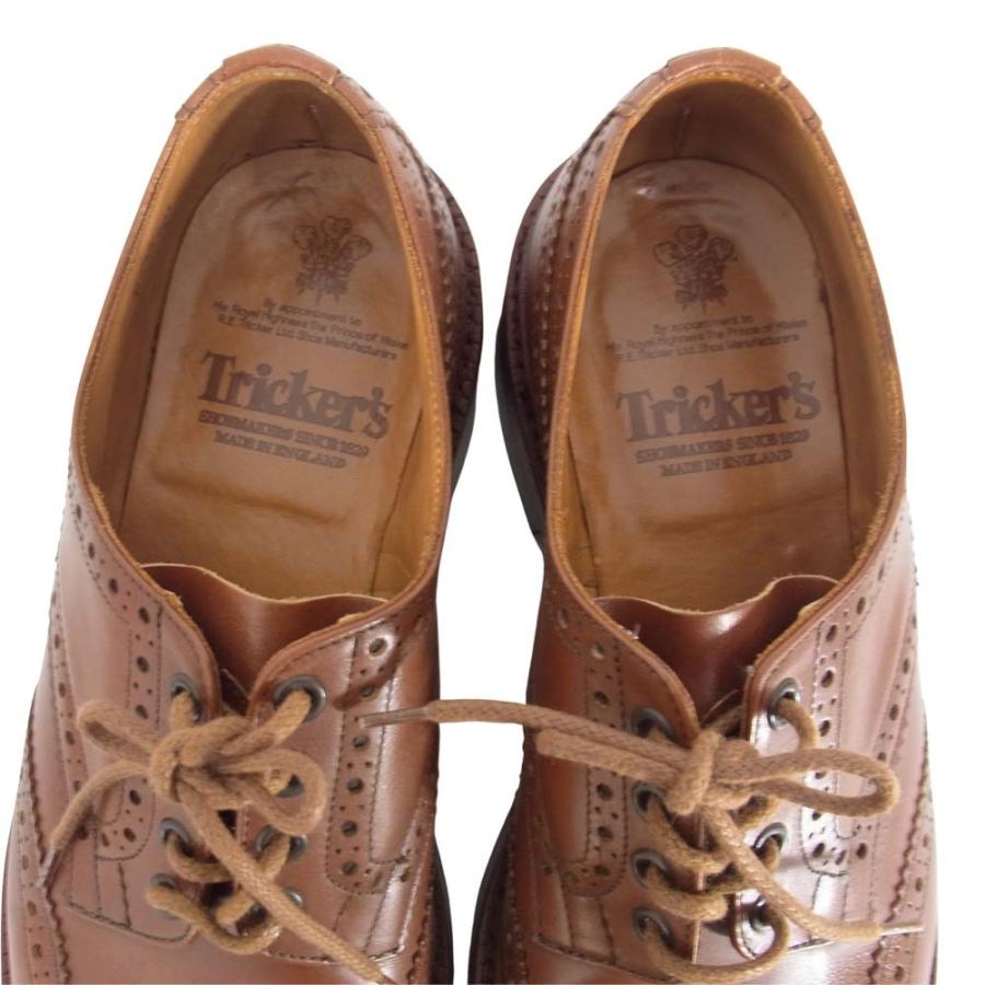 Tricker's トリッカーズ 5633 BOURTON バートン ダイナイトソール マロン ウィングチップ商品画像