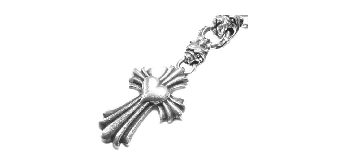 A&G ダブルクリップ ブルドック ハートクロス ウォレットチェーン 買取実績