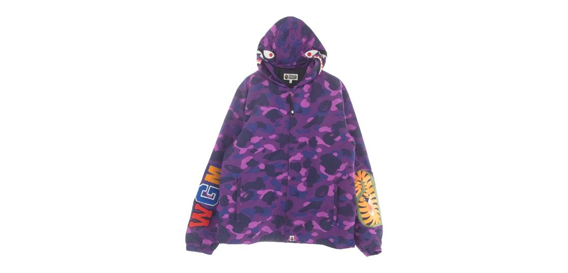 アベイシングエイプ 001LJG301007X COLOR CAMO SHARK HOODIE JACKET  買取実績