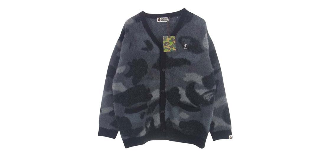 アベイシングエイプ 1K80120006 COLOR CAMO CARDIGAN 買取実績