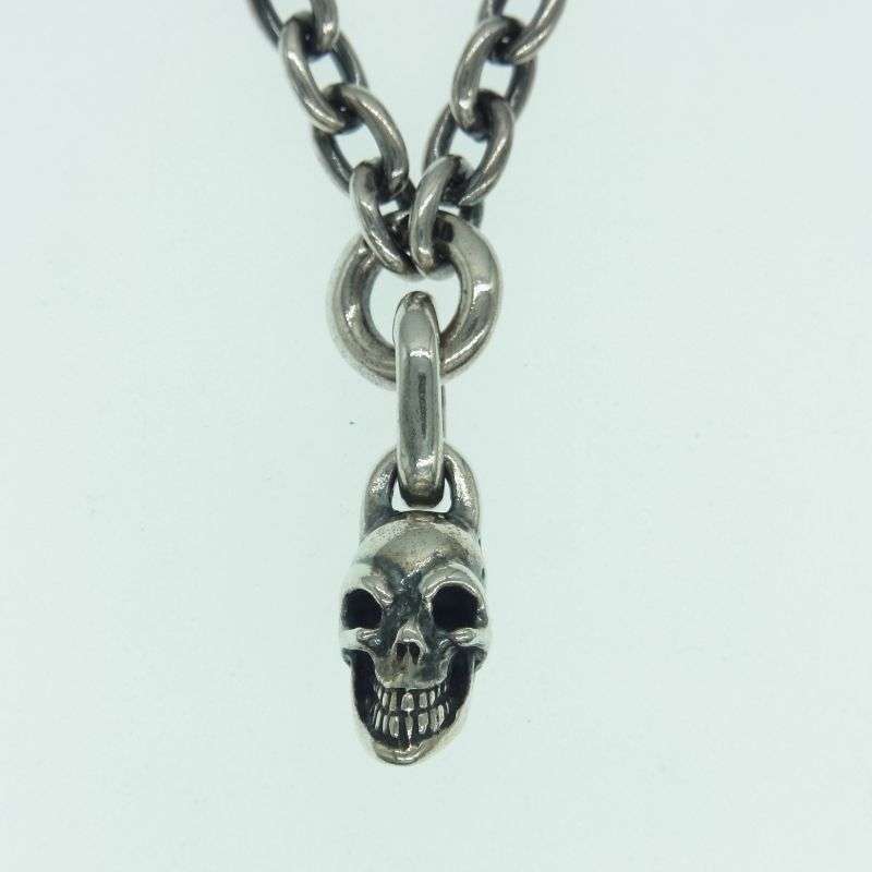 ガボール ギャランティカード付属 GABORATORY ガボラトリー QUARTER SKULL & 6CHAIN NECKLACE 48cm クォータースカル 6チェーン ネックレス 買取実績 画像