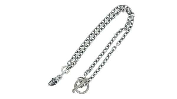 ガボール ギャランティカード付属 GABORATORY ガボラトリー QUARTER SKULL & 6CHAIN NECKLACE 48cm  買取実績