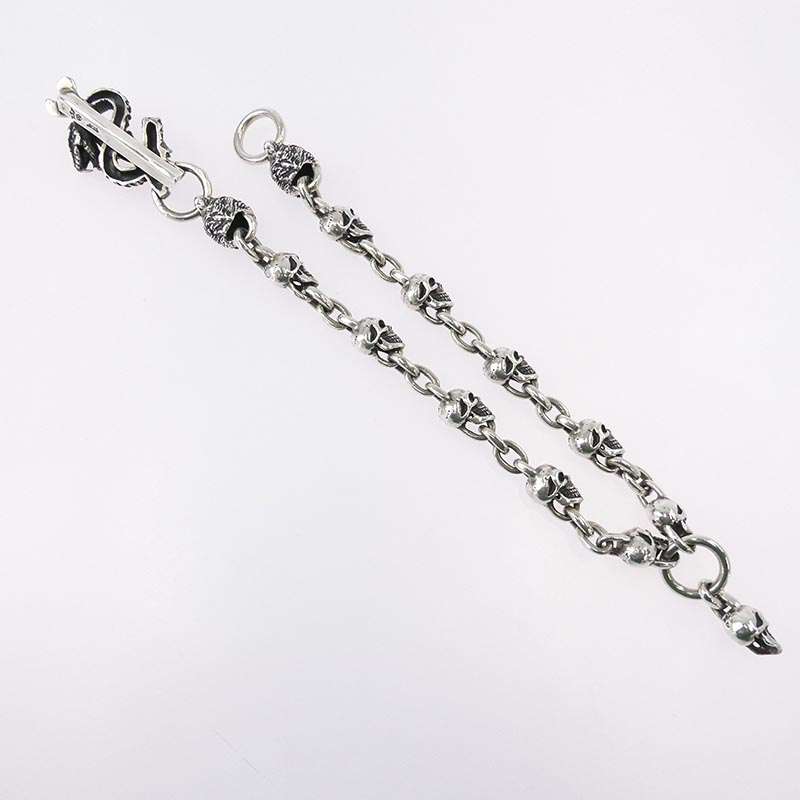 ガボール Gaboratory ガボラトリー マリア オーダーシート付属 スカルオンスネークキーパー 2ライオン 10スカル スモールオーバルリンク 1ドロップスカル ウォレットチェーン 買取実績 画像