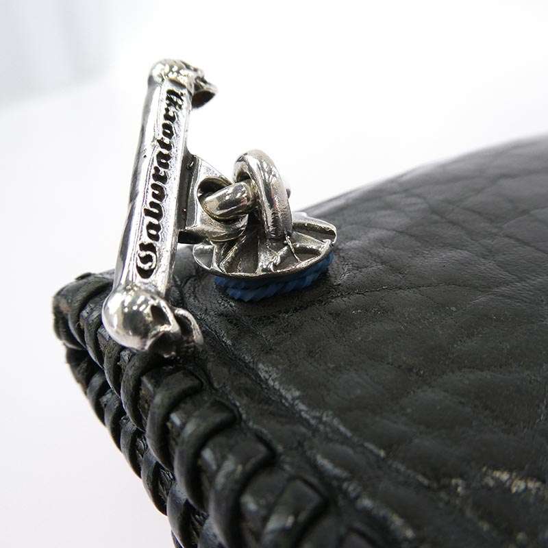 ガボール Gaboratory ガボラトリー マリア ギャランティ付属 スカルTバー付き Gクラウンコンチョボタン プレーンバッファローレザー ウォレット 長財布 買取実績 画像