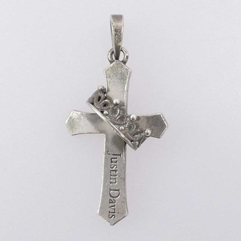 ジャスティンデイビス CROSS with CROWN クロス クラウン ペンダント トップ 買取実績 画像