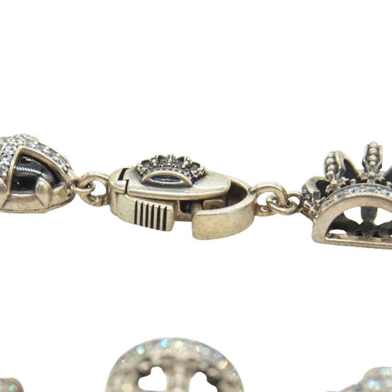 ジャスティンデイビス SBJ699 KING OF CROSS キングオブクロス クラウン ジルコニア ブレスレット 買取実績 画像