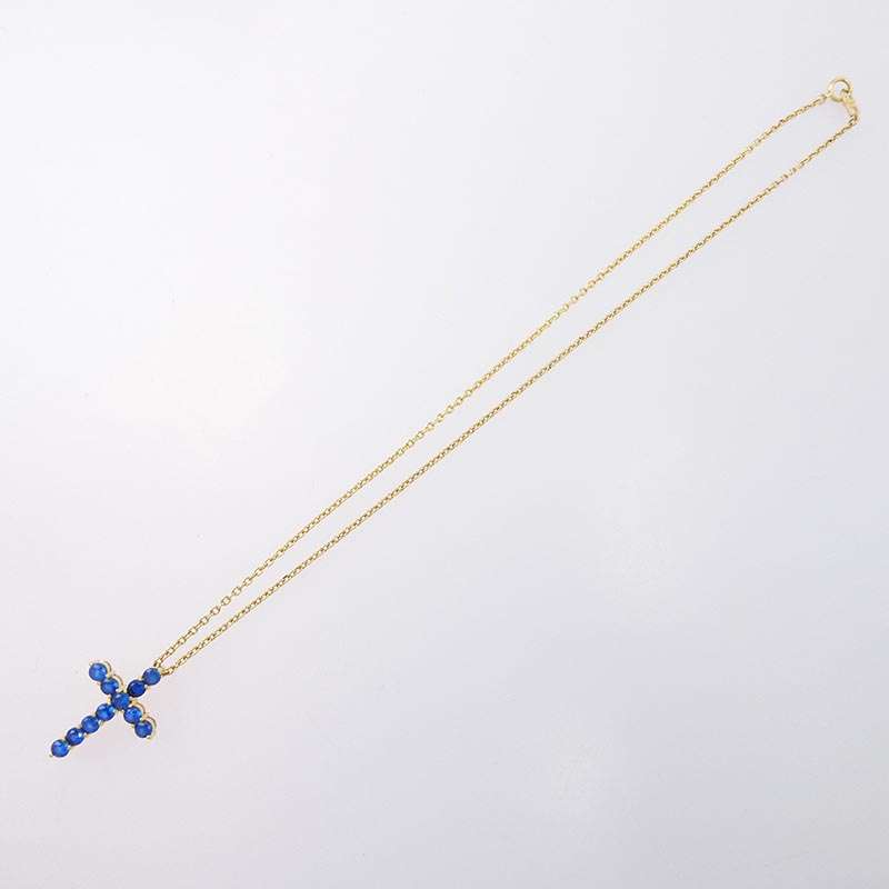 ジャスティンデイビス SNJ010 販売証明書付属 18KYG LARGE CROSS 買取実績