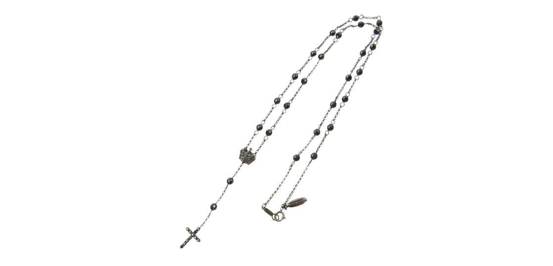 ジャスティンデイビス × 清春 購入証明書付属 SNJ1005 クラウン クロス ロザリオ ネックレス 買取実績