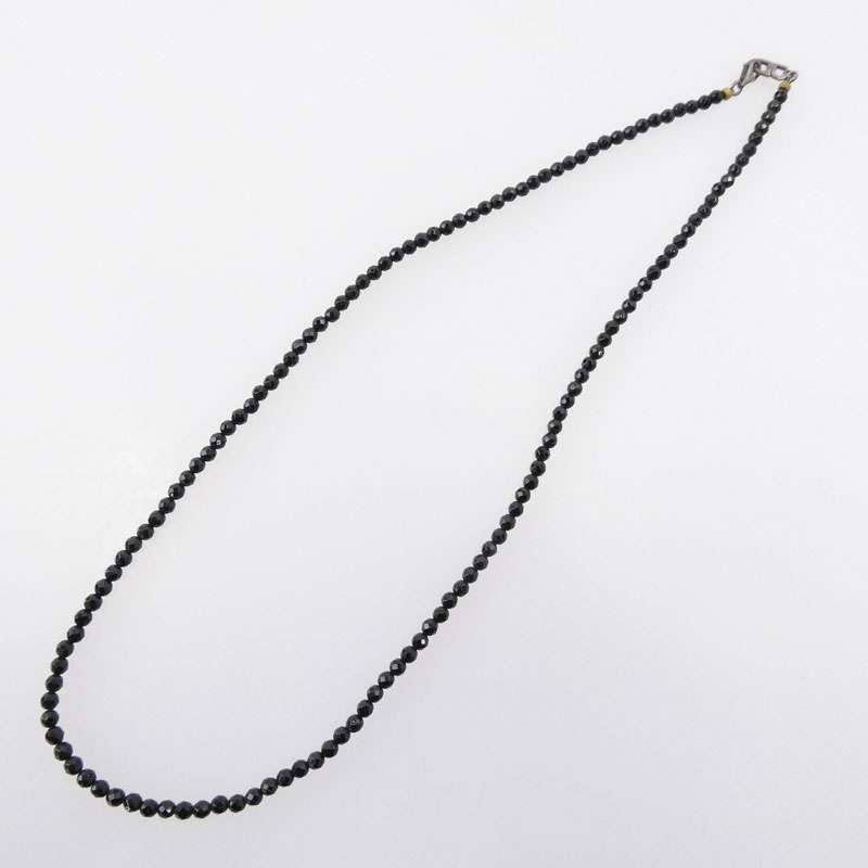 ジャスティンデイビス SNJ330 Tiny Onyx Chain タイニー オニキス ネックレス チェーン 買取実績 画像