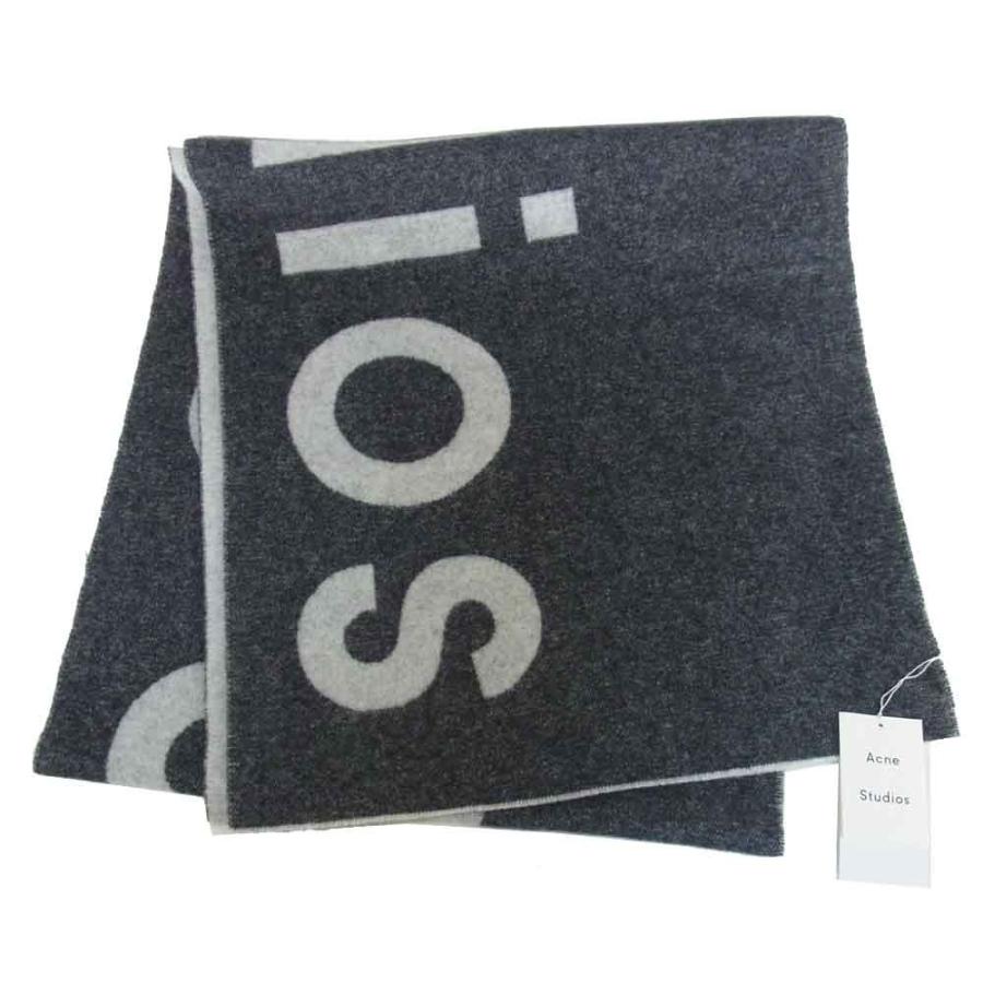 アクネストゥディオズ Toronty Logo wool blend scarf 買取実績 画像