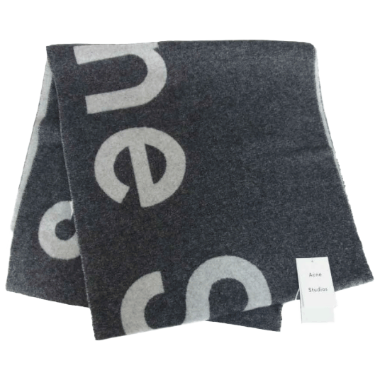 アクネストゥディオズ Toronty Logo wool blend scarf 買取実績 画像