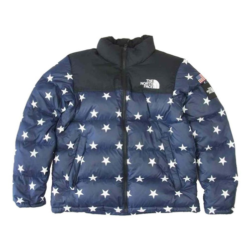 並行輸入品 International Pack USA Star Nuptse Jacket