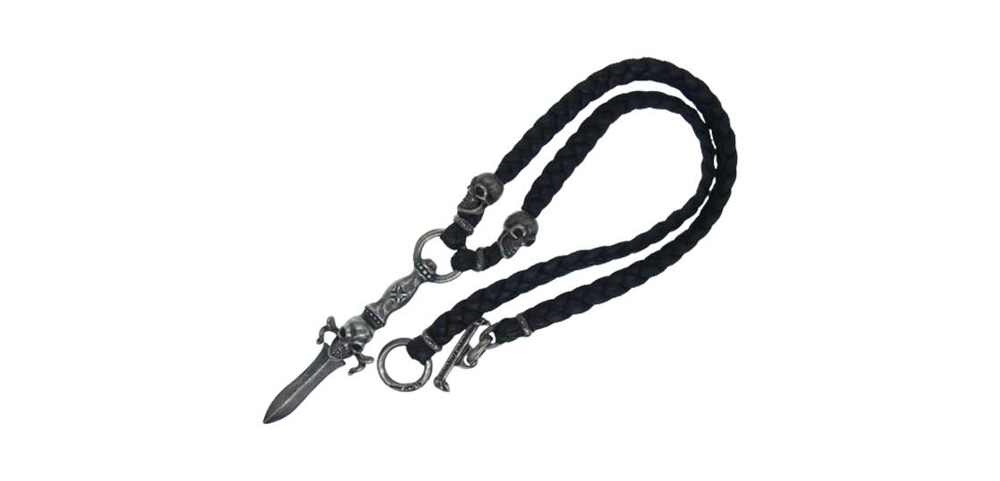 ガボール ハーフダガー & 2ハーフスカルビーズ レザーブレード ネックレス 買取実績