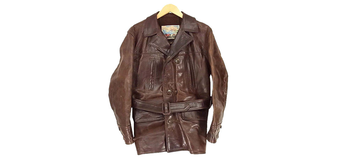 エアロレザー バーンストーマー レザーコート 買取実績