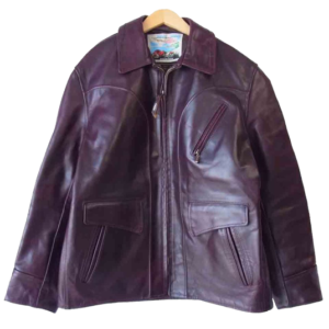 エアロレザー ヘラクレス レザージャケットワインレッド系 買取実績