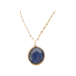 アガット K10 サファイア チャームネックレス 買取実績