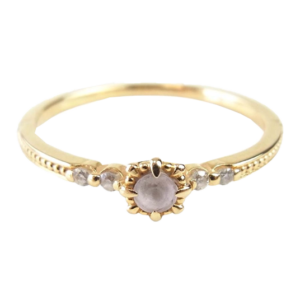 アガット クラシック K18 ダイヤ モルガナイト リング 買取実績