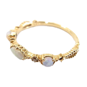 アガット K14 リング 指輪 0.01ct 買取実績