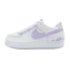 ナイキ  Womens Air Force 1 Shadow  White Lilac Bloom Photon Dust 画像