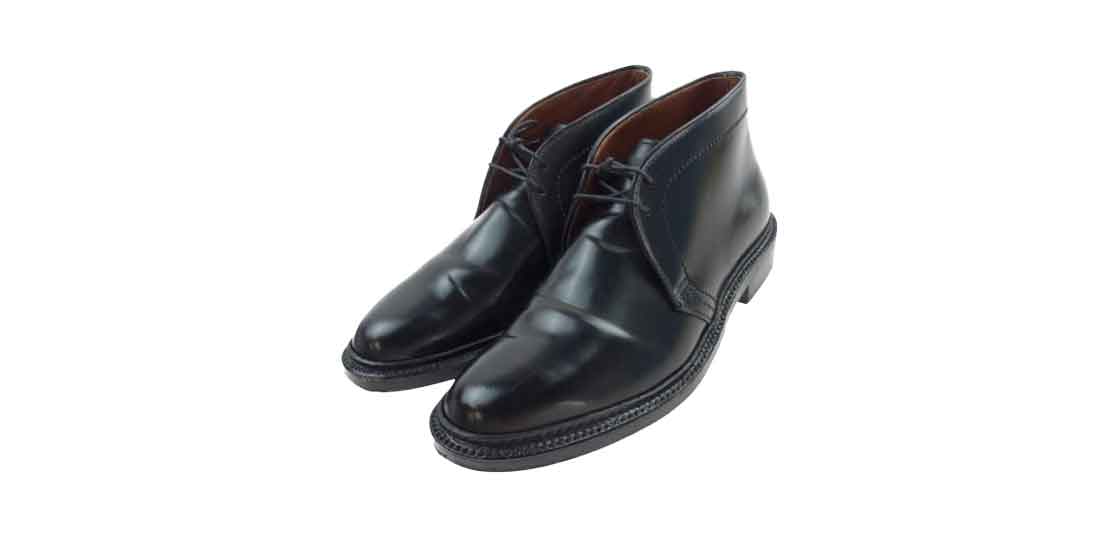 オールデン 1340 シェルコードバン チャッカ ブーツ ブラック 買取実績