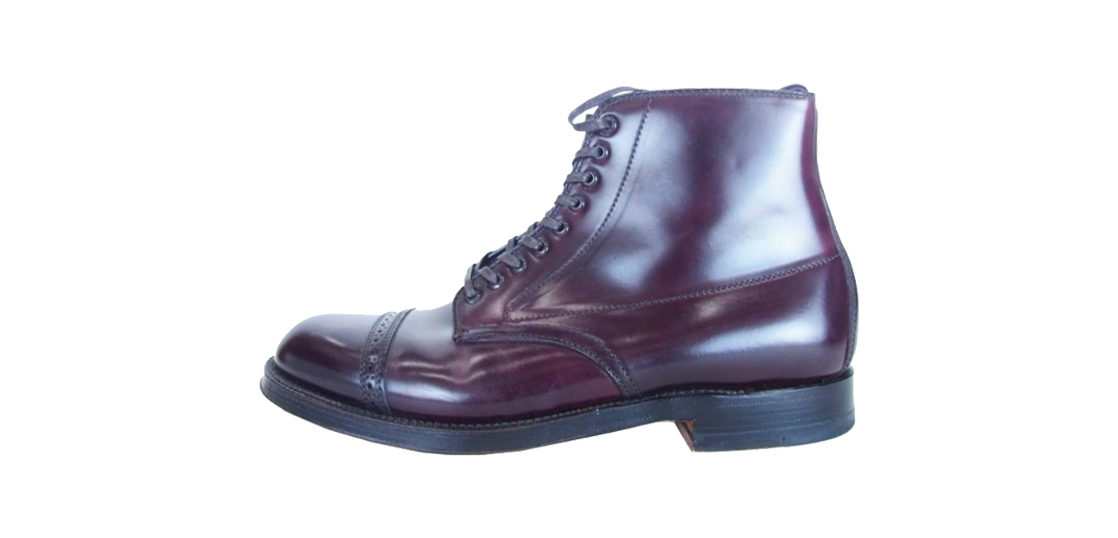オールデン 86908 コードバン キャップトゥ レースアップ ブーツ 買取実績