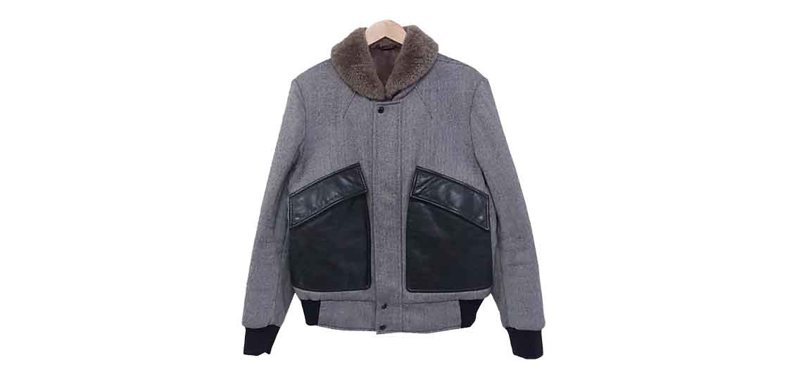 アレキサンダーマックイーン ムートンファー ボア ツイード レザー ボンバー ジャケット 買取実績