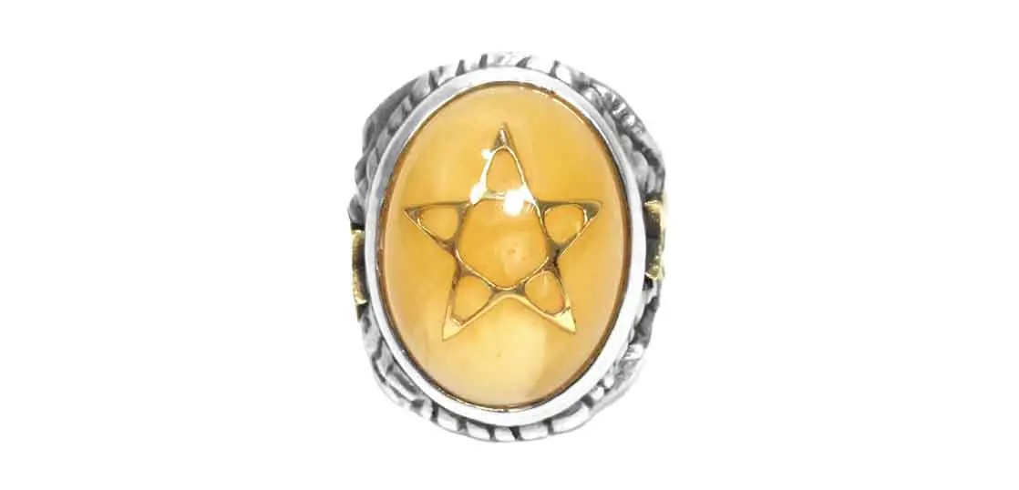 アレックスストリーター ANGEL HEART RING 琥珀色 アンバー 買取実績