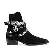 アミリ バックル バンダナ ブーツ 画像