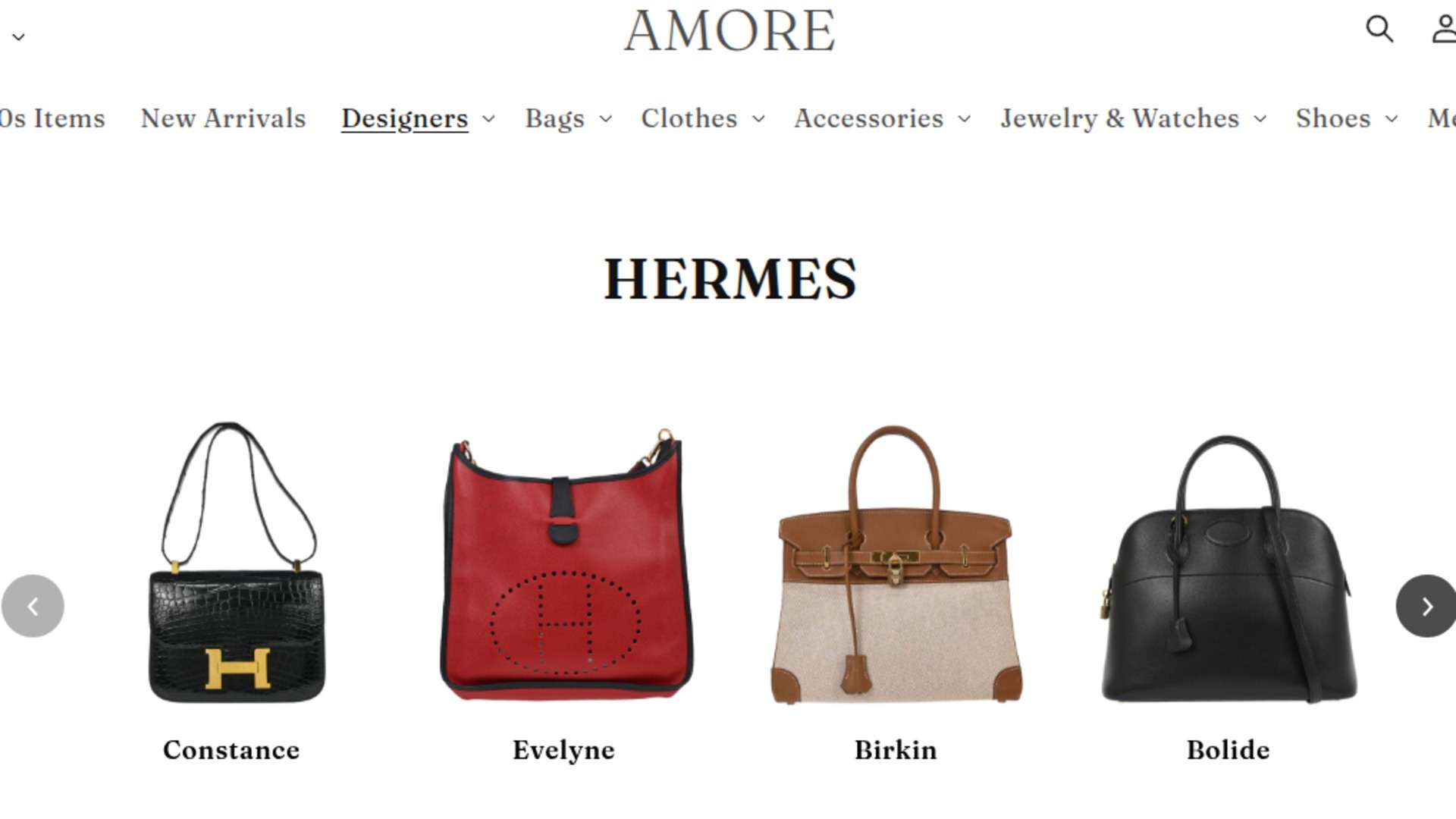 アモーレの取り扱いブランド・商品紹介 エルメス(HERMÈS)コレクション 画像