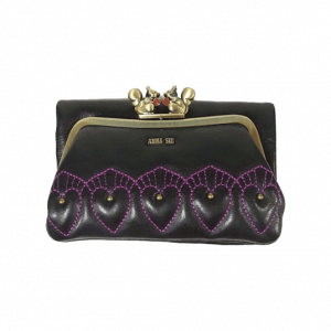 アナスイ 314432-10 キッシング レザー 外口金二つ折り財布 買取実績