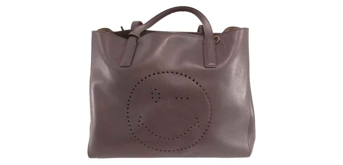 アニヤハインドマーチ スマイル レザー トート バッグ 買取実績