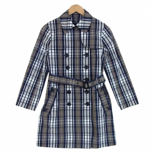 アクアスキュータム チェック スプリング レディース トレンチコート 買取実績