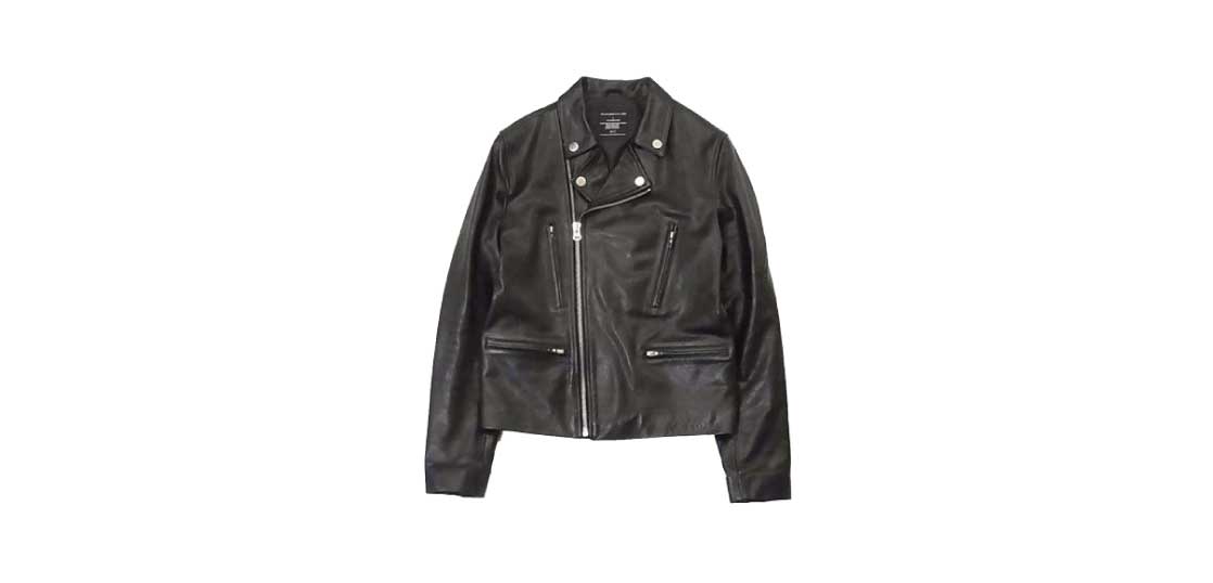 アートカムズファースト ロゴ バックプリント ライダース ジャケット買取実績