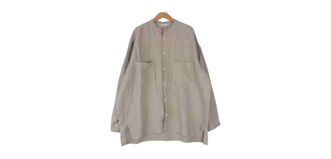 アーツ&サイエンス 0211-U600B-1006 ヘンプ バンドカラー シャツ 買取実績