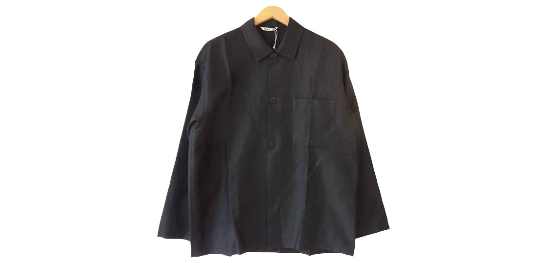 オーラリー シルク リネン ドビー シャツジャケット 買取実績